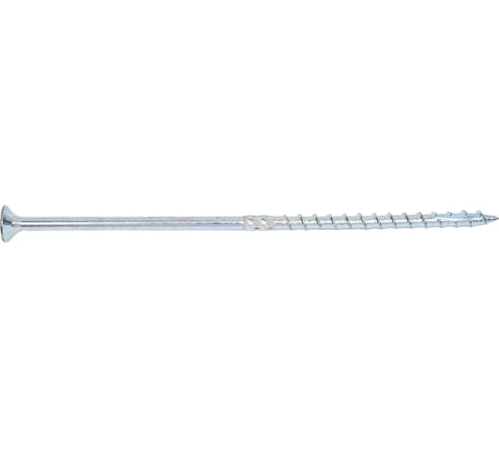 Конструкционный шуруп TULSTOR PT с потайной головкой; голубая оцинковка;TX30; 6,0 x 160 mm упак 100 шт B903029
