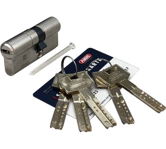 Механизм цилиндровый ABUS vela 2000 80(40x40) ключ/ключ mx ni (5 key) 11002181 1