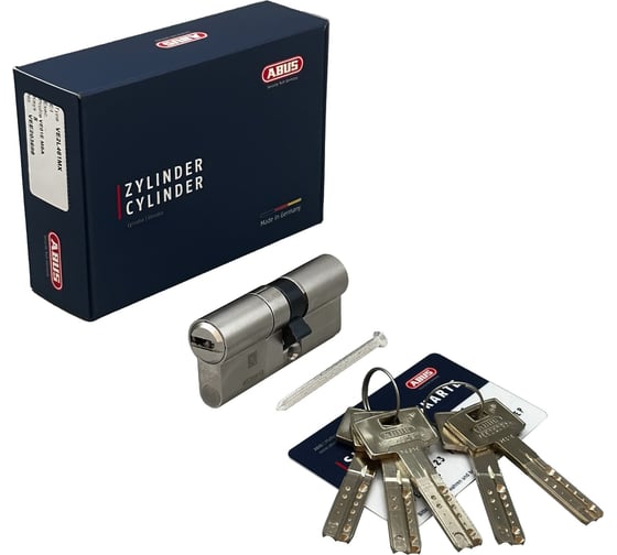 Механизм цилиндровый ABUS vela 2000 90(30x60) ключ/ключ mx ni (5 key) 11001949