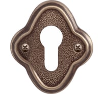 Накладка на цилиндр VAL DE FIORI серебро античное 2 шт INET 73 AI