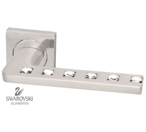 Дверная ручка VAL DE FIORI БЕЛИССИМО хром блестящий 2 шт INDH 708-75 CP