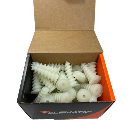 Дюбель винтовой Elematic пластиковый EIS-D/V 24x50 TORX 568176