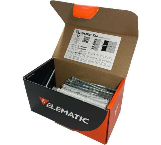 Дюбель-гвоздь потайной Elematic TS TORX 8x100/50 567852