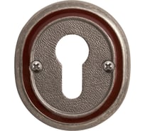 Накладка на цилиндр VAL DE FIORI серебро ант с эм 2 шт INET 70 AI/WBR