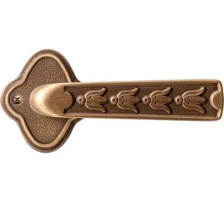 Дверная ручка VAL DE FIORI АМОРЕ латунь состаренная 2 шт INDH 707-73 YB