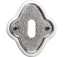 Накладка под сувальдный ключ VAL DE FIORI хром бл с эм 2 шт INOB 73 CP/W