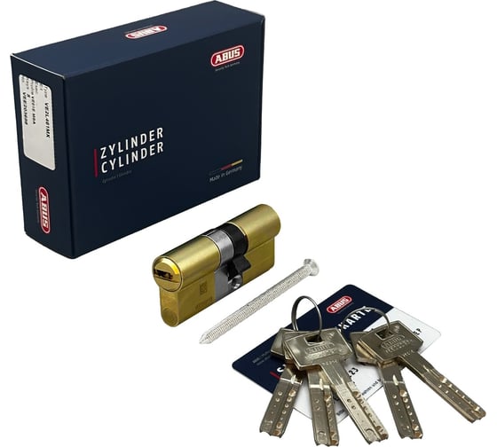 Механизм цилиндровый ABUS vela 2000, 90 мм (45x45), ключ/ключ, mx ms, 5 key 11002029