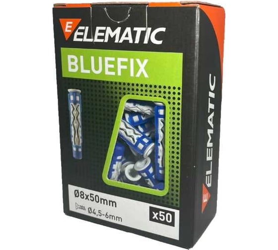 Дюбель универсальный Elematic BLUEFIX 8x50 568287