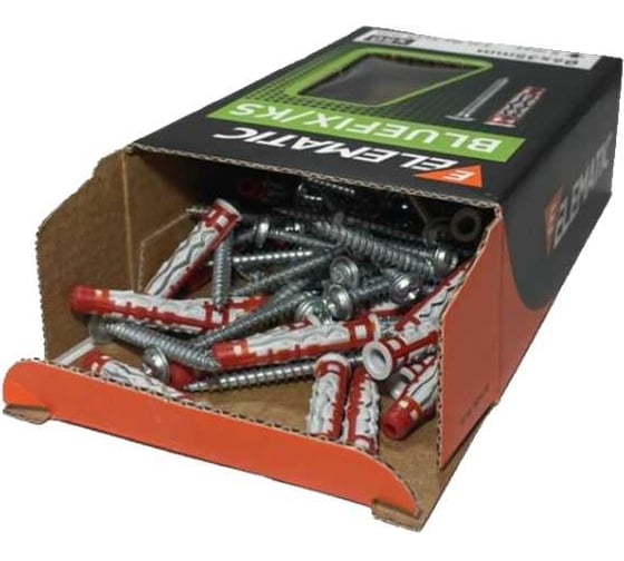 Дюбель с шурупом Elematic BLUEFIX/KS 6x35 568179