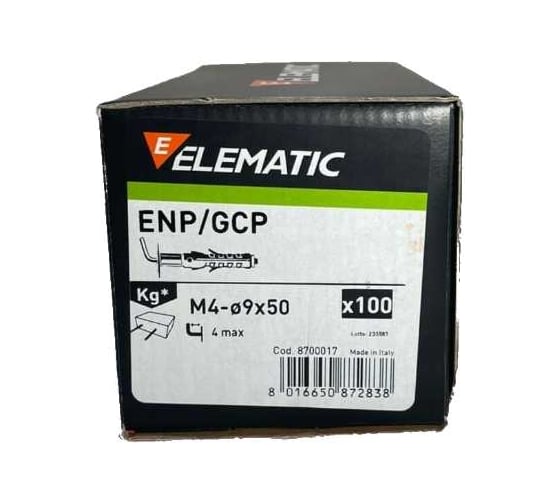 Дюбель с Г-образным крючком Elematic ENP/GCP 9x50 G 8700017