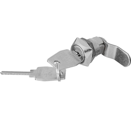 Замок почтовый ОФИСМАГ High Security, длина 20 мм, d - 18,5 мм, 90 градусов, фиксатор ключа, изогнутый ригель 671241