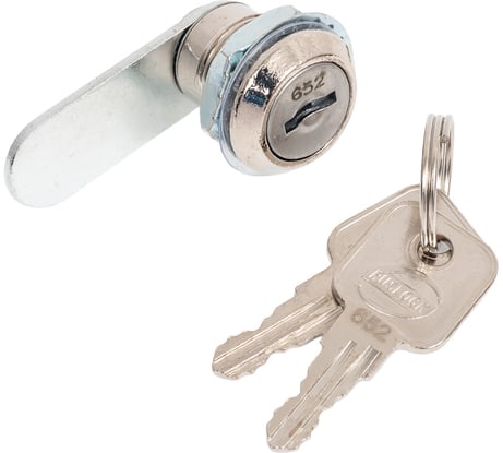 Замок почтовый ОФИСМАГ Banggu, длина 16 мм, d - 17,5 мм, 90 градусов, прямой ригель, гайка 671227