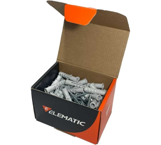 Дюбель потайной с шурупом Elematic PA 6 ESB/VA10x50 8702265