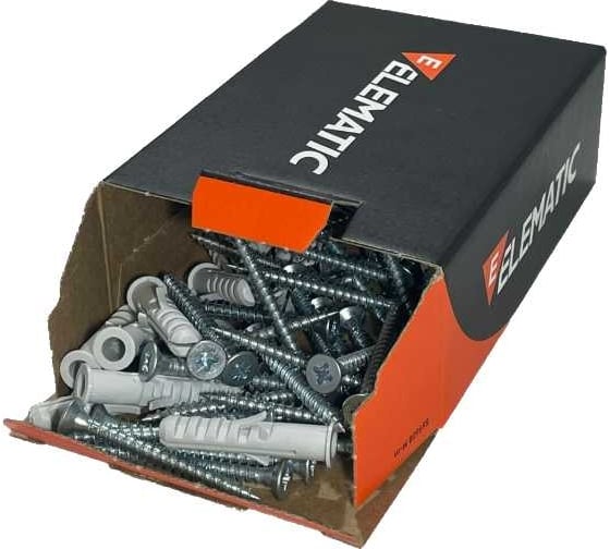 Дюбель потайной с шурупом Elematic PA 6 ESB/VA 6x30 8702263