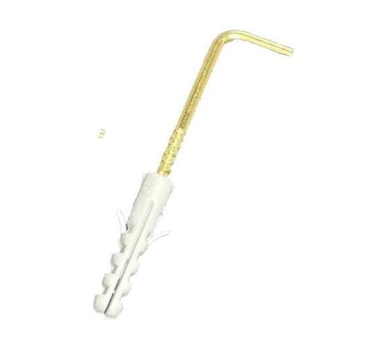 Дюбель с Г-образным крюком Elematic саморезом PA 6 ES/P5 4x20 G.OTTONE 8702443 1