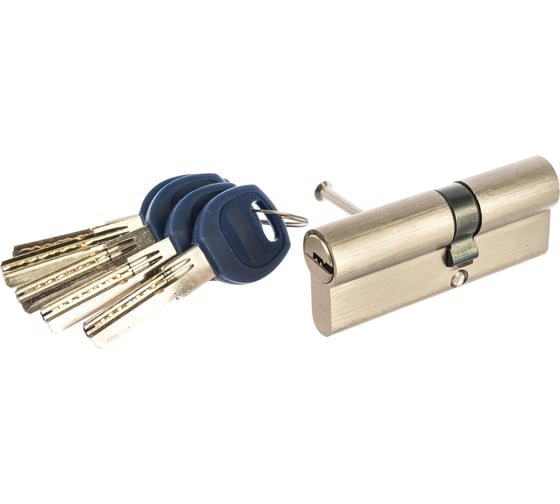 Цилиндр DOORLOCK V 2300AB N серия Variant, никелированный, 35x45 мм, 5 перф.ключей 79062