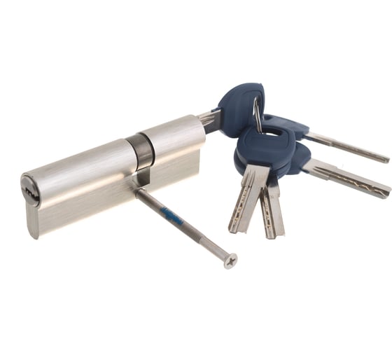 Цилиндр DOORLOCK V 2300AB N серия Variant, никелированный, 35x55 мм, 5 перф.ключей 79066