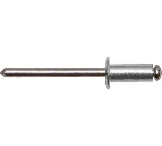 Заклепка вытяжная Госкреп ал./ст. 4,0x8 100 шт 8-0010690 1