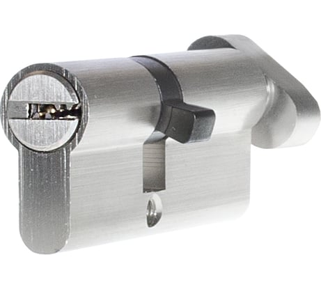 Цилиндр DOORLOCK V K2300AB N серия Variant, никелированный, 50x50 мм, кл/пов. кнопка, 5 перф.ключей 79095