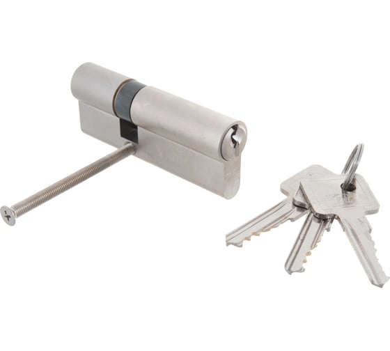 Цилиндр DOORLOCK DL Standard 30x50 мм PN матовый никель 3 ключа 72040