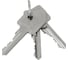 Цилиндр DOORLOCK DL Standard 40x45 мм PN матовый никель 3 ключа 72037 2