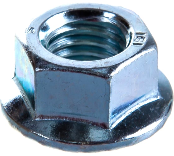 Гайка Госкреп DIN 6923, M12, 50 шт., пакет КР.050303 6-0037530