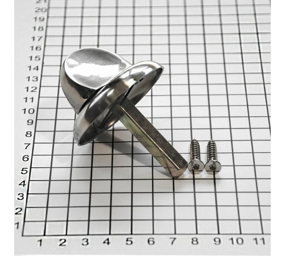 Поворотная кнопка DOORLOCK DL TK07/8/45 SN матовый никель, для задвижек, шпиндель 8x45 мм 73364