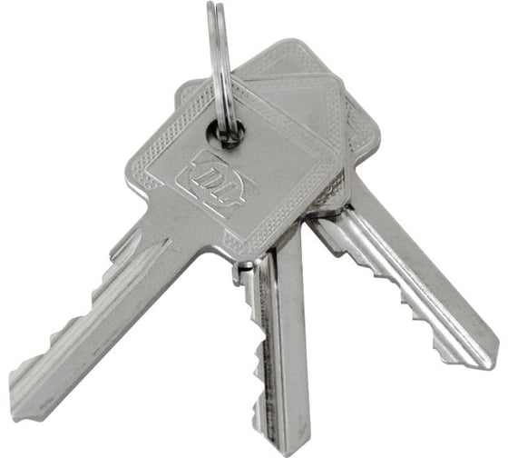 Цилиндр DOORLOCK DL Standard Z30xK30 мм PN матовый никель с поворотной кнопкой, 3 ключа 72036