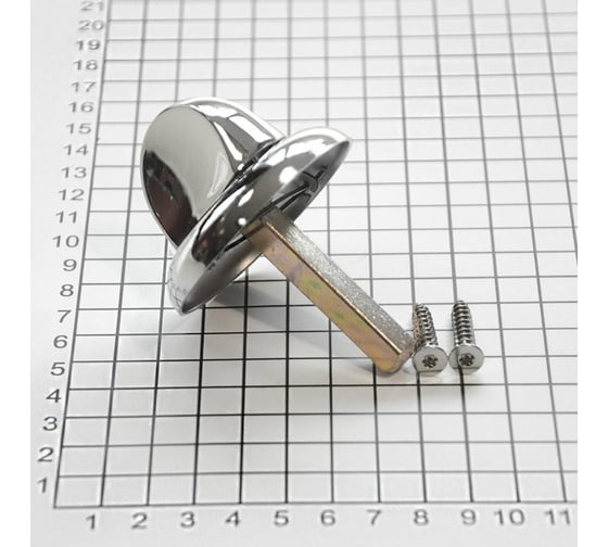Поворотная кнопка DOORLOCK DL TK07/8/45 CP полированный хром, для задвижек, шпиндель 8x45 мм 73360