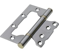 Стальная петля без врезки Rucetti RFH-100х75х2.5 SC мат. хром 109136