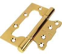 Стальная петля без врезки Rucetti RFH-100х75х2.5 PG золото 109067