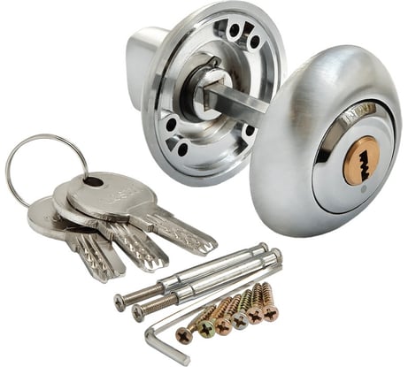 Завёртка с цилиндром Rucetti MH-CYL SC/CP матовый хром/полированный хром 140032