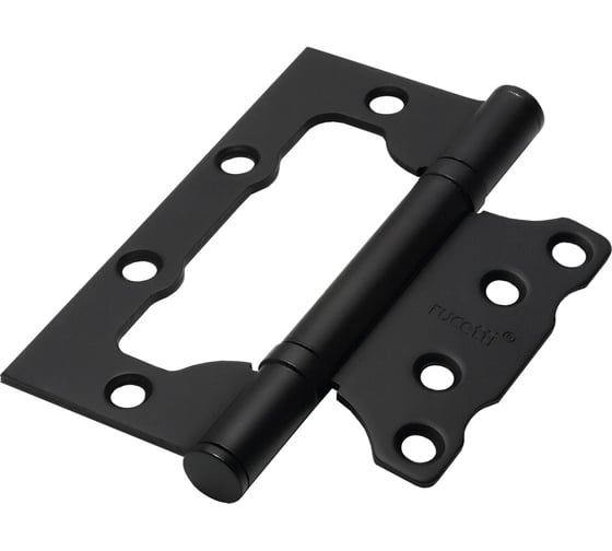 Стальная петля без врезки Rucetti RFH-100х75х2.5 BL черный 109135 1
