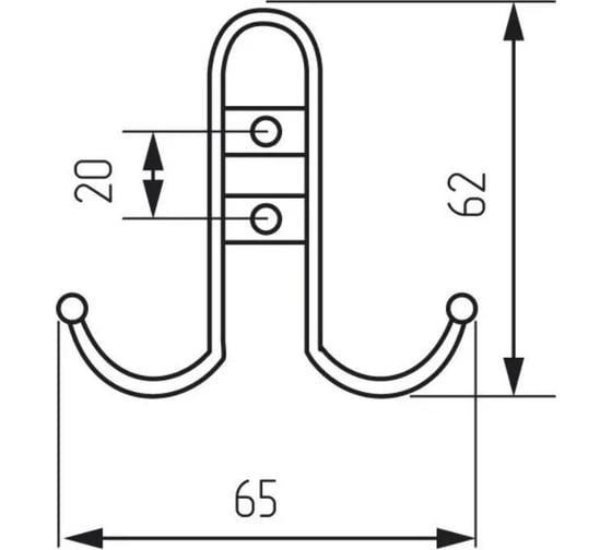 Крючок Brante H2205AC медь 107104