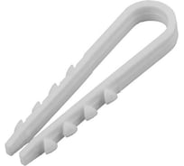Дюбель-хомут Урал ПАК белый, 5-10 мм, упаковка 50 шт. АЭ-5059010-050