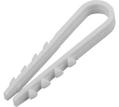 Дюбель-хомут Урал ПАК белый, 5-10 мм, упаковка 50 шт. АЭ-5059010-050