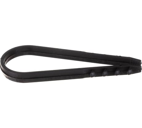 Дюбель-хомут Урал ПАК черный, 11-18 мм, упаковка 10 шт. АЭ-5050018-010