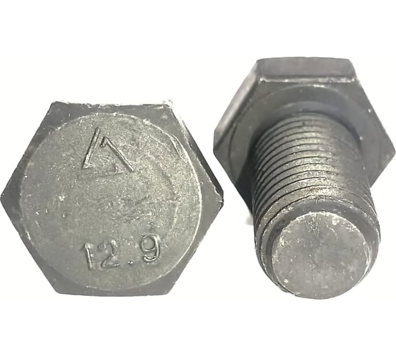 Болт Море-Метизов DIN 933 класс прочности 12.9, оксид M12x25 мм, 50 шт. BOLT933M122550M