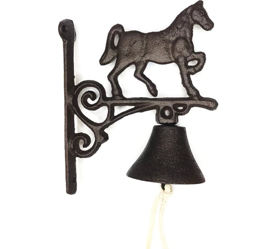 Колокольчик декоративный Репка Лошади EDDB074 чугун 47514 1