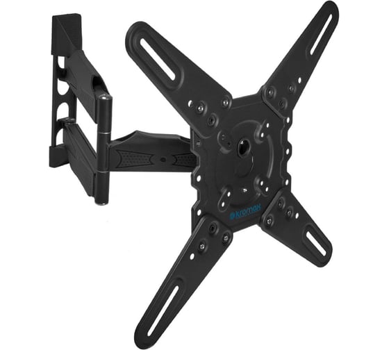 Настенный стальной кронштейн KROMAX для TV 22-65 max 40кг 5 ст св, нак.+5-15 ATLANTIS-40 grey