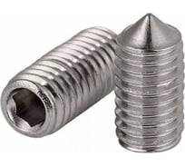 Винт Море-Метизов DIN 914, А2, M6x6 мм, 10 шт. VINT914A2M6610M