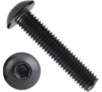 Винт Море-Метизов 7380 класс прочности 10.9, оксид, M6x12 мм, 250 шт. VINT7380M612250M