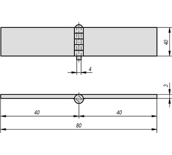 Шарнир KIPP арт. K1140.04040040