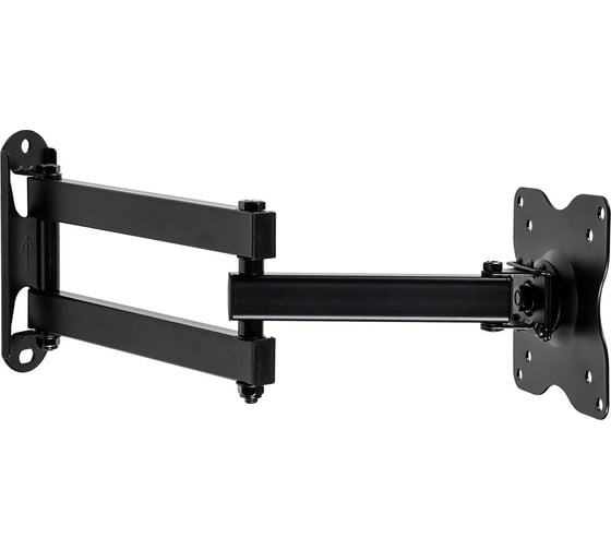 Настенный стальной кронштейн KROMAX для TV 10-28 max 30кг 5 ст св. пов.180 DIX-15 Black