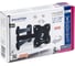 Настенный стальной кронштейн KROMAX для TV 10-28 max 30кг 5 ст св. пов.180 DIX-15 Black 10