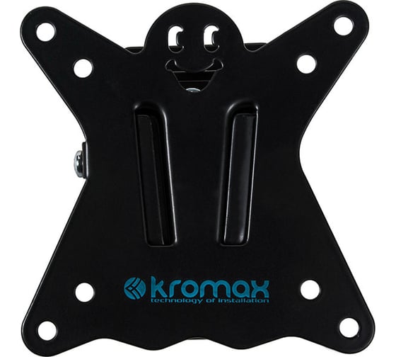 Настенный кронштейн KROMAX для LED/LCD телевизоров 10-26 max 15кг CASPER-101 black 1