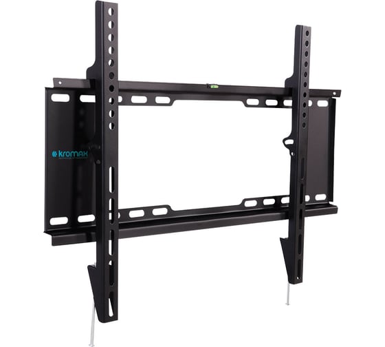 Настенный стальной кронштейн KROMAX для TV 32-90 max 40кг от ст.30мм max IDEAL-101 black