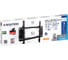 Настенный стальной кронштейн KROMAX для TV 32-90 max 40кг от ст.30мм max IDEAL-101 black 4
