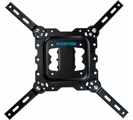 Настенный стальной кронштейн KROMAX для TV 22-55 max 30кг 3 ст св нак. ±15 DIX-16 Black