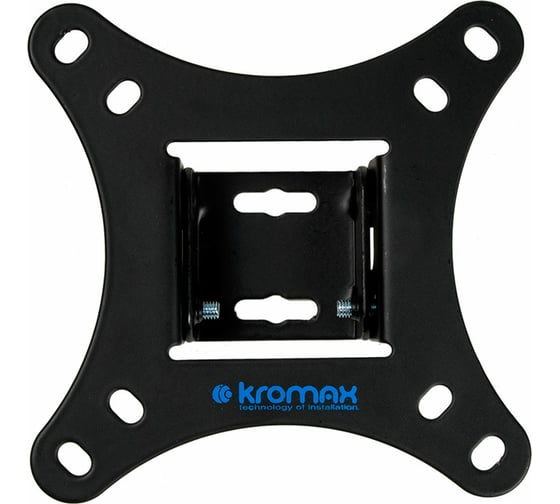 Настенный стальной кронштейн KROMAX для TV 15-32 max 20кг 1 ст св нак.+ 5 -15 VEGA-6 black